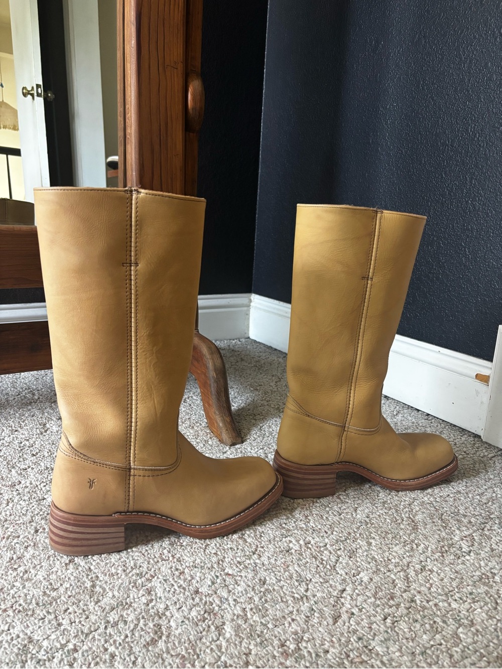 Frye Campus 14L Banana Boots Size 9 Made is USA - Picture 5 of 9
